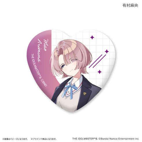 『学園アイドルマスター』トレーディングハート型缶バッジ 【全12種】(BOX)【202509再販】